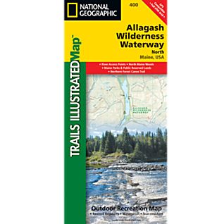 Trails Illustrated Map: Allagash Wilderness Waterway North